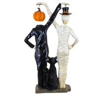 Transpac Skull & Pumpkin Hanging Head - - SBKGifts.com