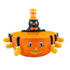 (63323) Transpac Spider & Pumpkin Candy Bowl, 7.25 Inch, Fangs Entertaining Th01406