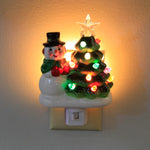 Roman Vintage Snowman Nightlight - - SBKGifts.com