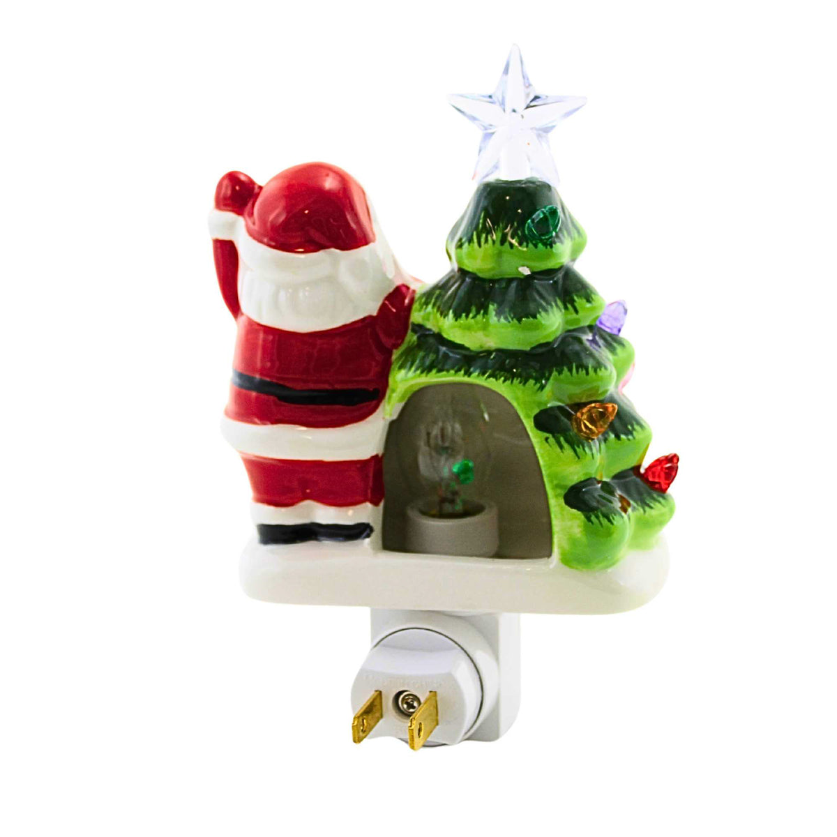 Roman Vintage Santa Nightlight - - SBKGifts.com