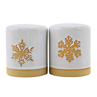 (63356) Primitives By Kathy Winter Salt And Pepper Shaker Set, 2.75 Inch, Seasoning Snowflake 116622