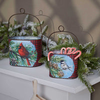 Primitives By Kathy Cardinal & Friend Bin Set - - SBKGifts.com