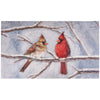 (63376) Primitives By Kathy Cardinal Couple Rug, 34.00 Inch, Red Birds Mat 118378