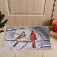 Primitives By Kathy Cardinal Couple Rug - - SBKGifts.com