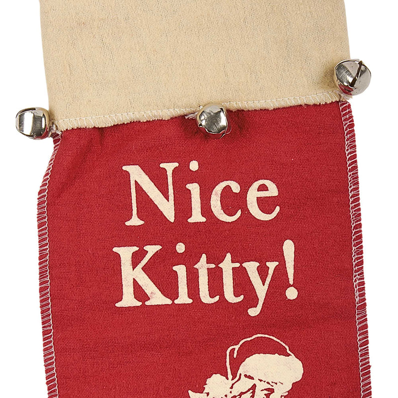 Primitives By Kathy Nice Kitty Stocking - - SBKGifts.com