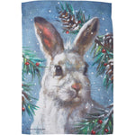 18.00 Inch Bunny Garden Flag Rabbit Holly Berries 114573 (63379)