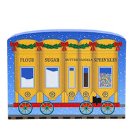 (63405) Cat's Meow Village Sugar Cookie Supplies Train Car, 2.25 Inch, North Pole Limited Train Accessory 24924