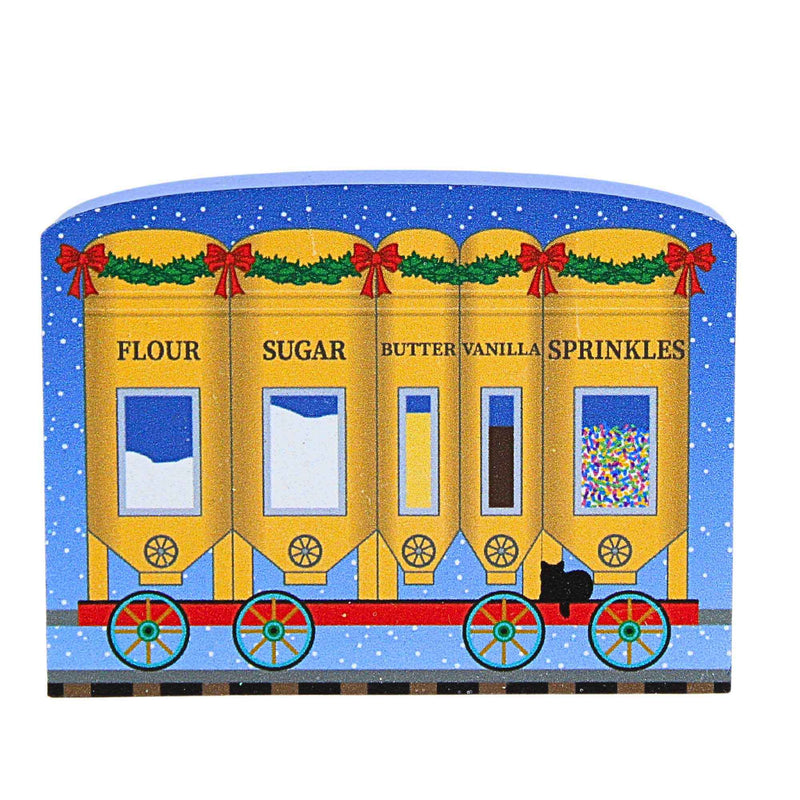 2.25 Inch Sugar Cookie Supplies Train Car North Pole Limited Train Accessory 24924 (63405)