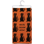 Primitives By Kathy Batty Creepin' Meow Kitchen Towels - - SBKGifts.com