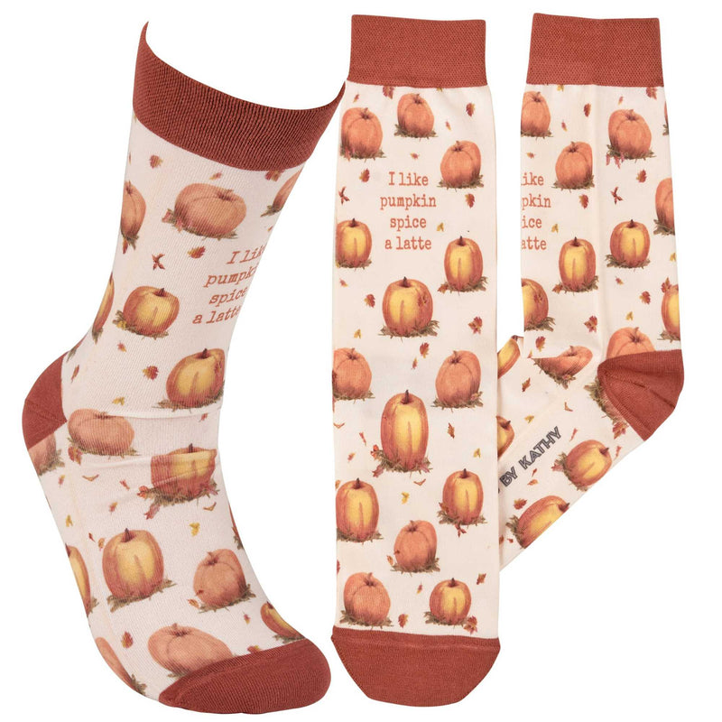 15.25 Inch Pumpkin Latte Socks 117878 (63520)