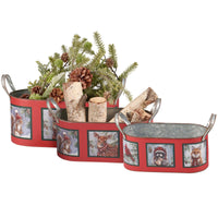 Primitives By Kathy Winter Animal Bin Set - - SBKGifts.com