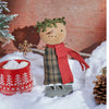 Primitives By Kathy Angela Snowflake Snowman Doll - - SBKGifts.com