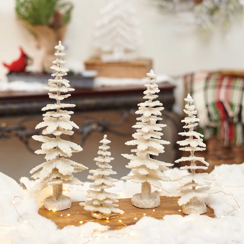 Primitives By Kathy Shimmering Tree Set - - SBKGifts.com