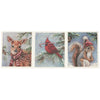 (63550) Primitives By Kathy Winter Swedish Cloth Set, 7.50 Inch, Cardinal Squirrel Deer 116802