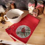 Primitives By Kathy Winter Cardinal Kitchen Towel - - SBKGifts.com