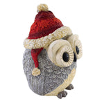 Roman Pudgy Owl With Santa Hat - - SBKGifts.com