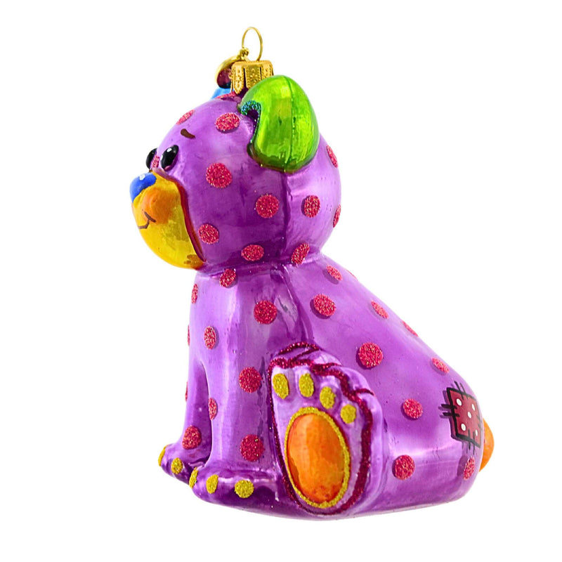 Glitter Lab Plush Toy Bear Ornament - - SBKGifts.com