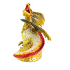 Glitter Lab Crystal Dragon On Treasure Ornament - - SBKGifts.com