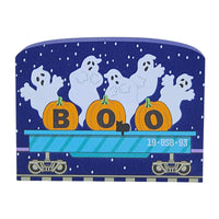 (63582) Cat's Meow Village Backstreet Boos Halloween Buzzard Express, 2.25 Inch, Train Car Ghost 24633