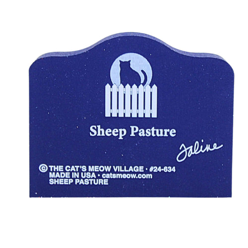 Cat's Meow Village Sheep Pasture Halloween - - SBKGifts.com