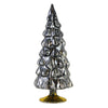 (63717) Craftoutlet.Com Colored Large Pewter Hue Glass Tree, 7.00 Inch, Decorative Holiday Decor Ms2105lrg Pewter