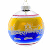 Christopher Radko Company Sleigh Ride Flocked Ball - - SBKGifts.com