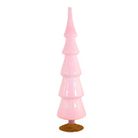 (63791) Cody Foster Single Pink Glass Hued Tree, 17.00 Inch, Valentine Easter Spring Decoration Ms2040-Psingle