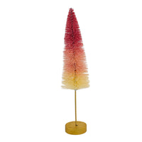 (63794) Bethany Lowe Single Valentine Ombre Tree, 11.00 Inch, Bottle Brush Village Accessory Lc8316-1Pc