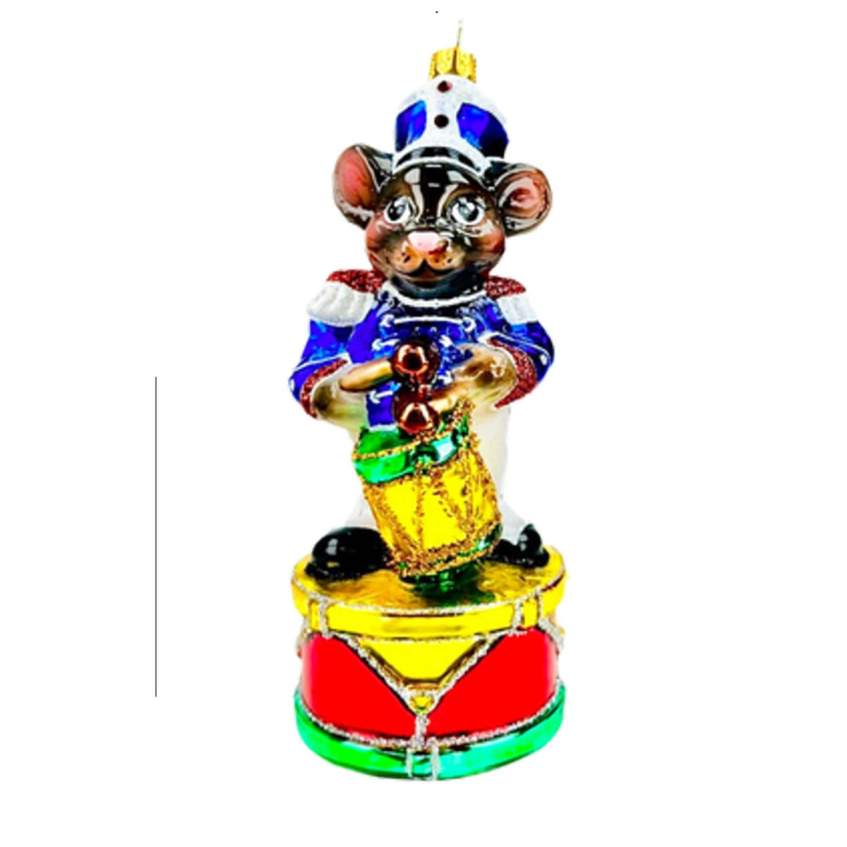 (63947) Pre-Order The Ornament King Mouse Band Blue, 6.00 Inch, Parade Music Ornament Purple Ok42014 Blue