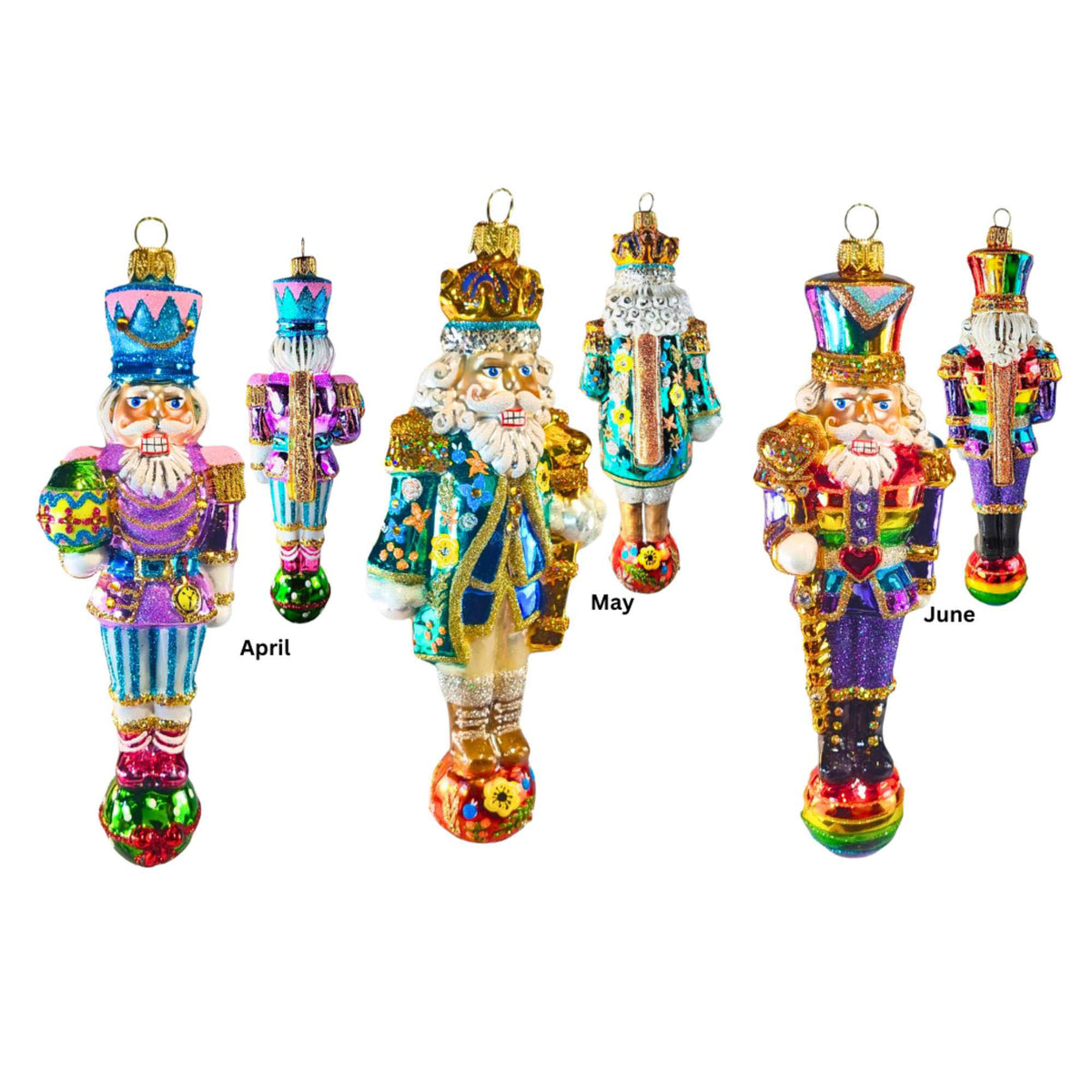 (63954) Pre-Order The Ornament King Crackeilicious Spring  3 Pc Set, 8.00 Inch, Crackers Of The Month 42013B Spring