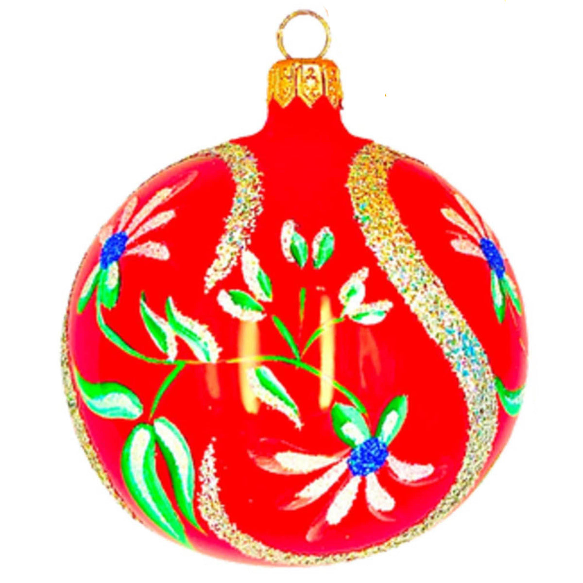 (63987) Pre-Order The Ornament King Momma's Favorites Red, 3.00 Inch, Retro Ball Ornament 45003 Red