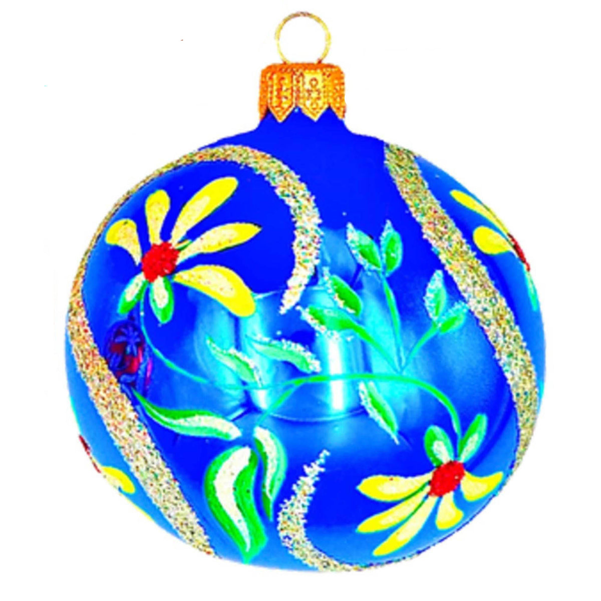 (63989) Pre-Order The Ornament King Momma's Favorites Blue, 3.00 Inch, Retro Ball Ornament 45003 Blue