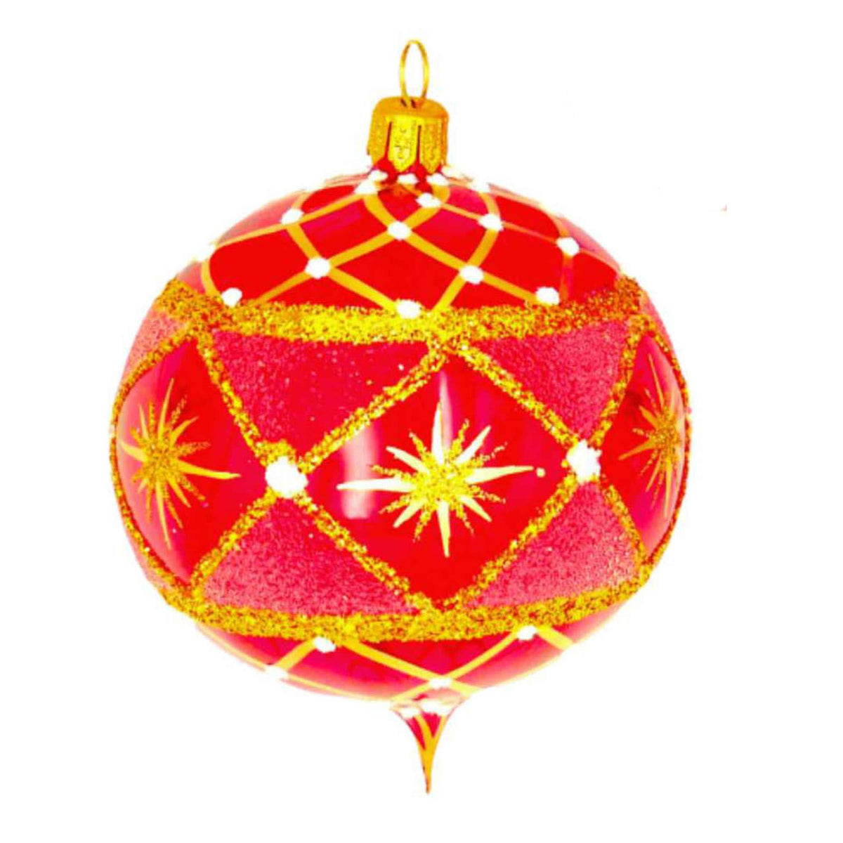 (64003) Pre-Order The Ornament King Rich Delight Red, 3.00 Inch, Transluscent See Through Ball Ornament 45013 Red