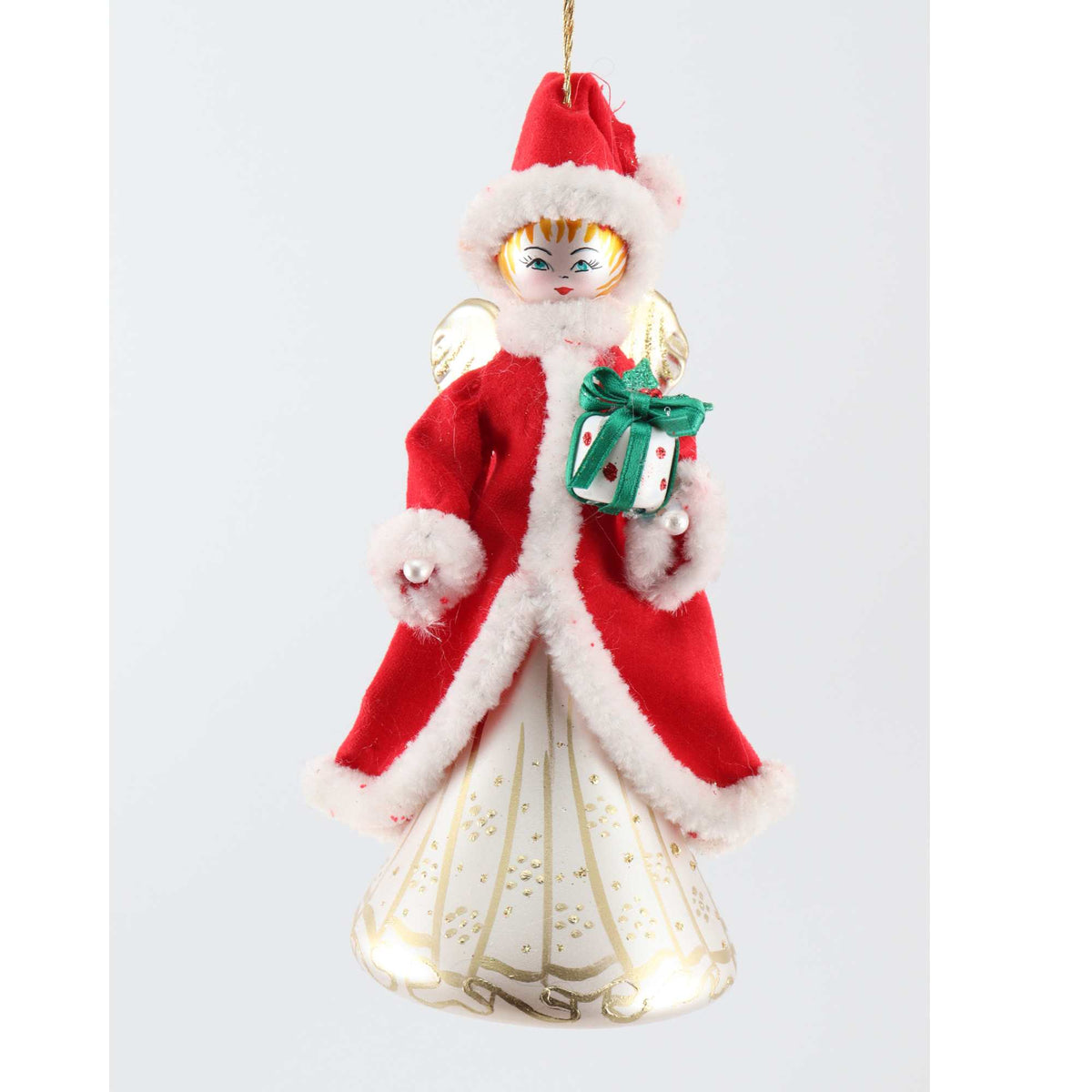 (64145) Pre-Order De Carlini Angelina Claus, 6.25 Inch, Angel Santa Mgd Mgd046