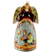 (6490) Jim Shore The Joy Of Christmas Morning, 10.50 Inch, Christmas Angel Family 4005325