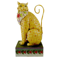 (6701) Jim Shore Cat Garden Statue, 17.50 Inch, Flowers 4007764