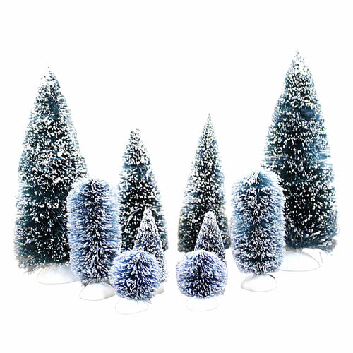 Department 56 Villages Bag-O-Frosted Topiaries-Small - - SBKGifts.com