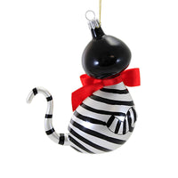 De Carlini Italian Ornaments Cheshire Cat With Ribbon - - SBKGifts.com