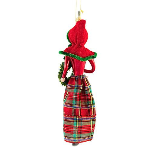 De Carlini Italian Ornaments Caroler Woman - - SBKGifts.com