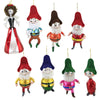 (7360) De Carlini Italian Ornaments Snow White And The Dwarfs, 6.00 Inch, Ornament Italian Fairy Tale V3032