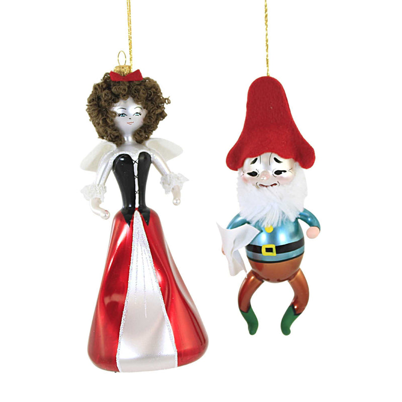 De Carlini Italian Ornaments Snow White And The Dwarfs - - SBKGifts.com