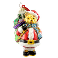 (7406) Christopher Radko Bountiful Bruin, 6.00 Inch, Ornament Charity Teddy Bear 1014580