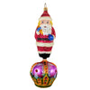 (741) Christopher Radko Company Royal  Claus, 7.00 Inch, Ornament Santa Crown Christmas 970860