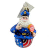 (7731) Christopher Radko New York's Finest, 4.50 Inch, Ornament Patriotic Policeman 010203A