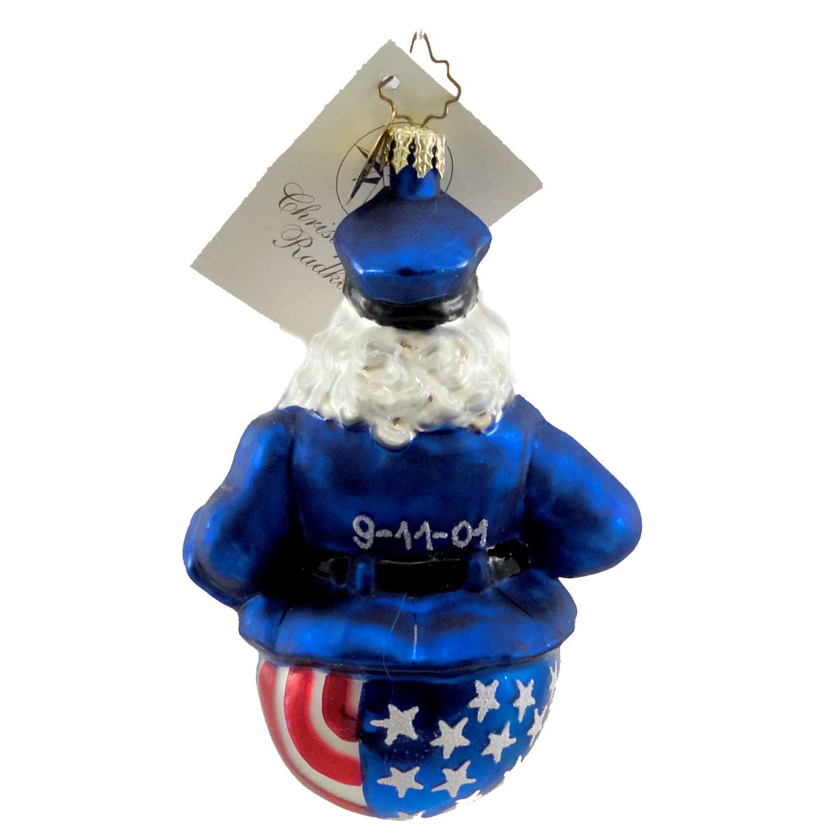 Christopher Radko patriotic 2024 finial