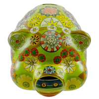 (7913) Bank Circle Power Piggy Bank, 6.50 Inch, Resin 1499