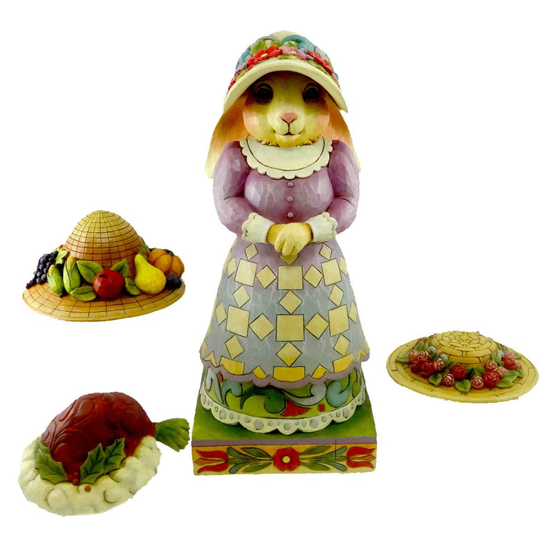 17.00 Inch Lady Bunny W/Hats Seasons Hats 4017322 (7935)