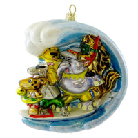 (7975) Holiday Ornament Surfing Safari, 4.75 Inch, Ornament Morris Animal White Zkp1575