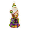 (806) Christopher Radko Company Sweetly Seated, 5.50 Inch, Ornament Diabetes Fruit Santa 1014006