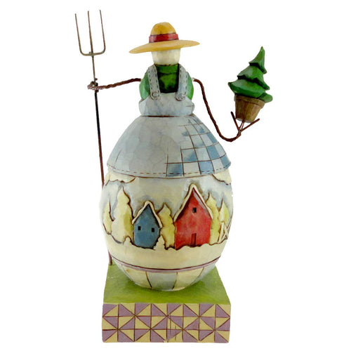 Jim Shore Frosty Farmer - - SBKGifts.com